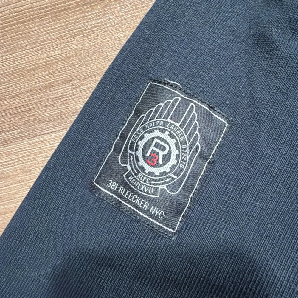 Polo Ralph Lauren Men's LARGE Bleecker Cup Navy Long Sleeve‎ Rugby Special Issue